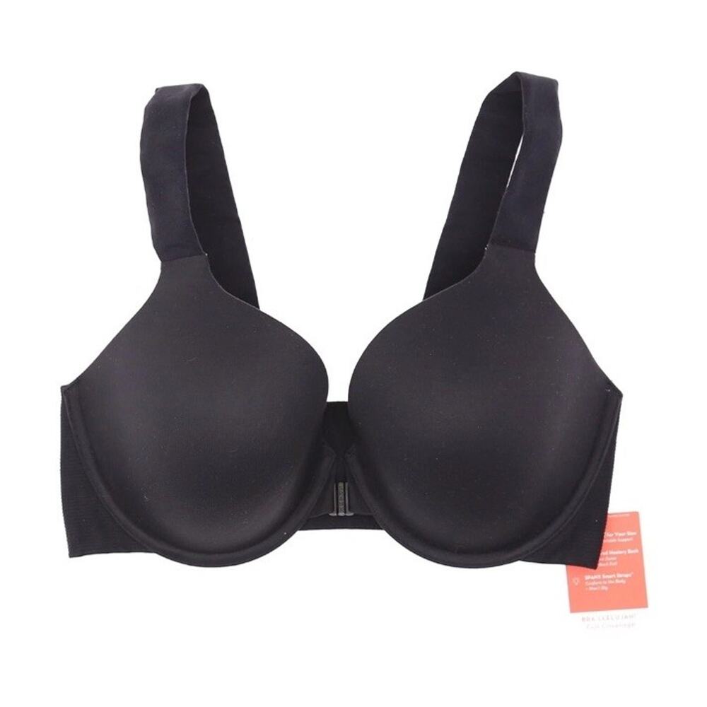 Spanx‎ Bra-llelujah! Full Coverage Black Bra Size 32C L85611 Front Closure NEW